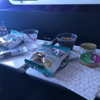 In-Flight Snack & Drink Tray