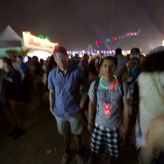 Nighttime Revelry at Coachella Festival