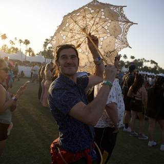 Sunset Silhouettes at Coachella 2024: A Moment Captured