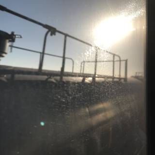 Sunflare on the Train