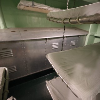 Cramped Quarters: USS Hornet Crew Berthing Bunks