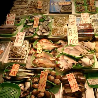 Seafood Display at Okachimachi Market