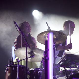 Drumming Duo on Stage