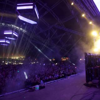 DJ lighting up the stage at Coachella