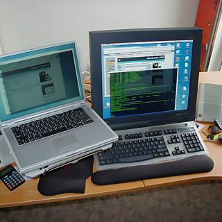 Dual Computers at Work