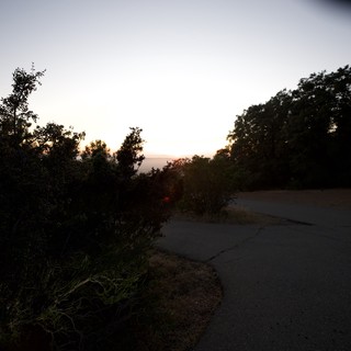 Twilight Descent on Mount Diablo's Juniper Canyon Road