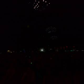 Fireworks Light Up Coachella Night Sky