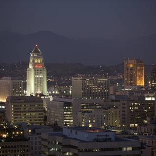 The Majestic City of Los Angeles at Night