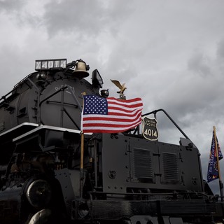 Union Pacific Big Boy 4014 Under Stormy Skies