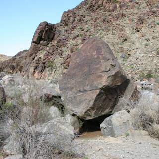 Lone Rock in the Desert