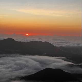 Majestic Sunrise Over Haleakalā Mountains