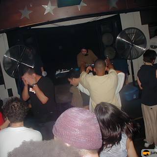 Nightclub Fun with DJ and Disco Ball