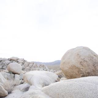 Majestic Rock in a Desert Landscape