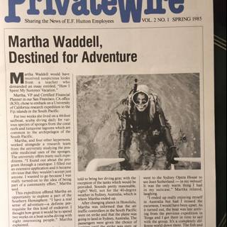 Martha Wadell: Leading the Way To Adventure
