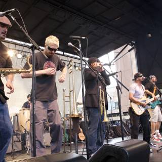 Ozomatli Band Rocks the Stage at 2007 Grand Performances Concert