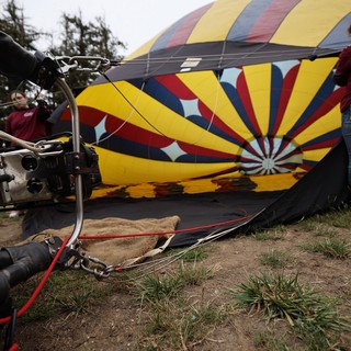 Hot Air Balloon Inflation at Sonoma County Classic