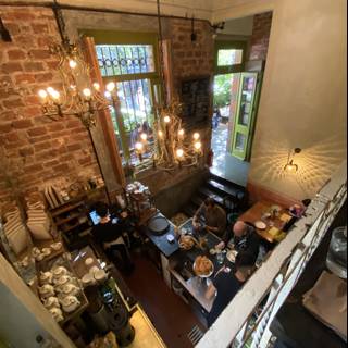 View from Above: Restaurant Dining Room