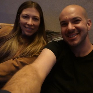 Cozy Indoor Portrait of Couple Relaxing