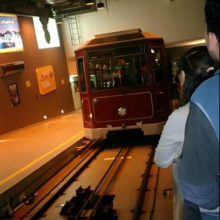 Train Enthusiasts at Tokyo Metropolitan Government Office Museum
