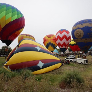 Colorful Hot Air Balloons Fill the Sky at Classic