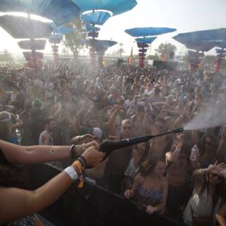 Water Sprayer at Coachella Festival