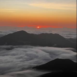 A Scenic Sunrise in Haleakalā National Park