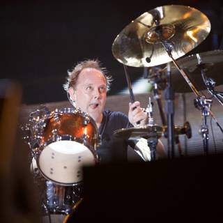Lars Ulrich Rocks the Stage with His Drums