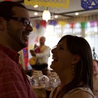 Couple Shares Joyful Moment at Anniversary Fiesta