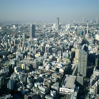 Cityscape from the Top of Ebisu Tower