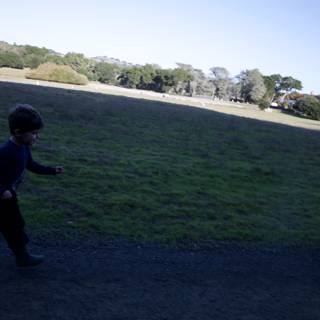 Joyful Sprint on the Filoli Lawn