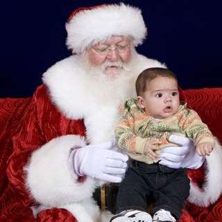 Baby's First Santa Visit