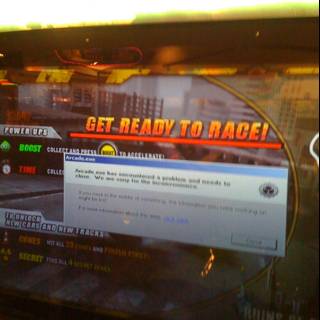 Arcade Game Machine Message