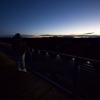 Twilight Observation at Mountain Overlook Memorial