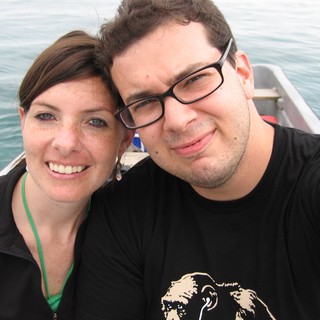Couple Selfie on a Boat in Fiji Waters