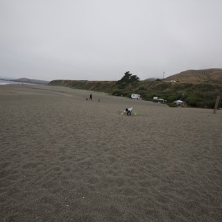 Foggy Northern California Beach on Father's Day