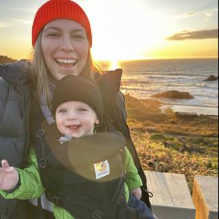 Sunset Stroll with Baby