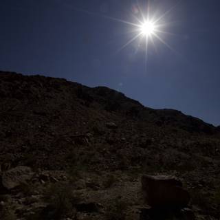 Radiant Sunlight on a Rocky Landscape