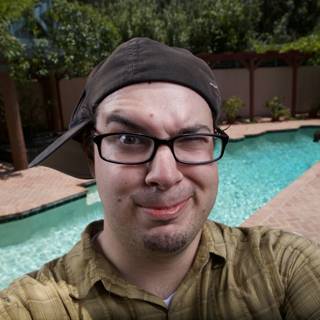 Dave B's Summer Selfie by the Pool