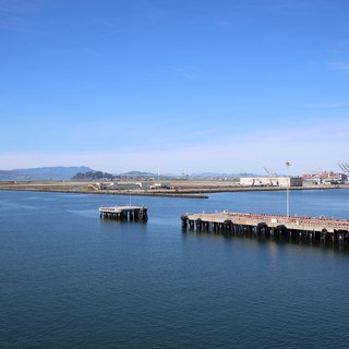 Industrial Port View from USS Hornet Museum