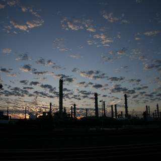 Sunset at the Refinery