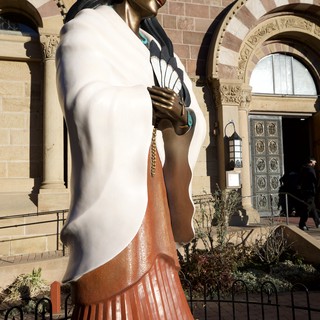 Modern Southwestern Sculpture at Historic Cathedral