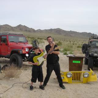Desert Adventure With My Little Rockstar