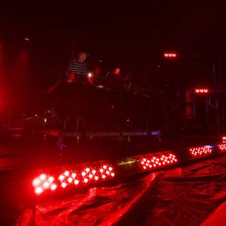 Red-Lighted Stage at 2008 Detour Concert