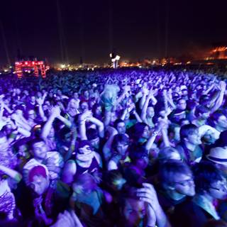 Coachella Night Sky: The Euphoria of the Crowd