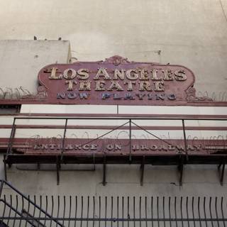 The Iconic Sign of Los Angeles Theatre