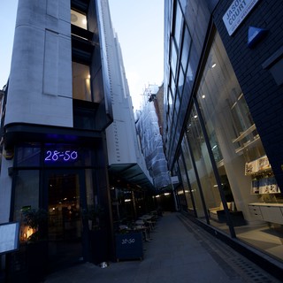 Modern Urban Alley at Twilight in London