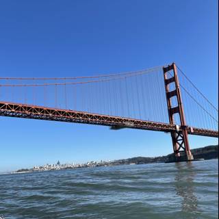 Golden Gate Bridge over the Blue Waters