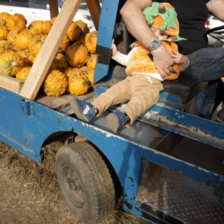 A Priceless Moment at the Pumpkin Patch