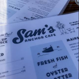Sam's Harbor Cafe Menu