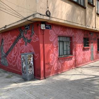 Graffiti Clad Urban Building